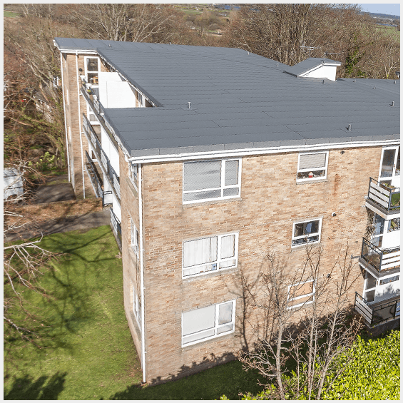 Flat Roofing installed at The Bluff residential building